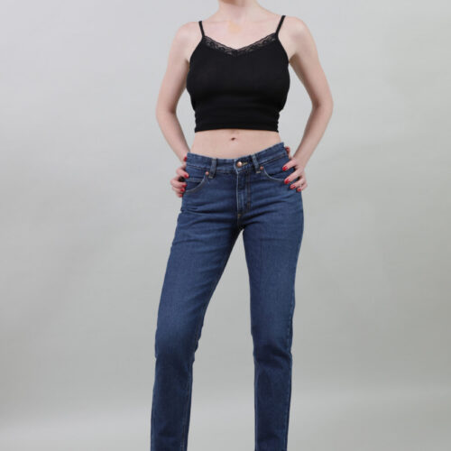 jeans lee marion slim straight mid rise