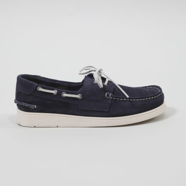 Pavement Chaussure bateau Eddie Navy Suede