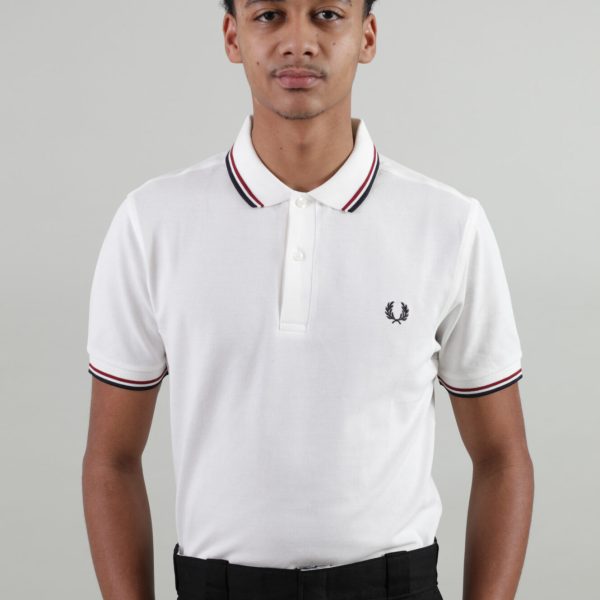 polo fred perry blanc