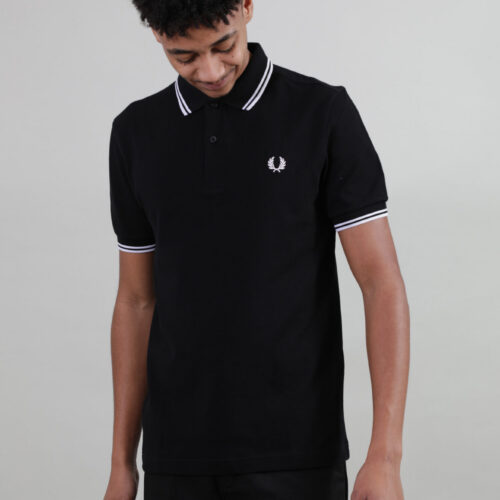 poloshirt fred perry schwarz