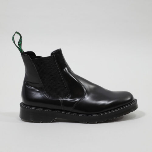 Solovair Dealer Boot Vegan Hi-Shine Black