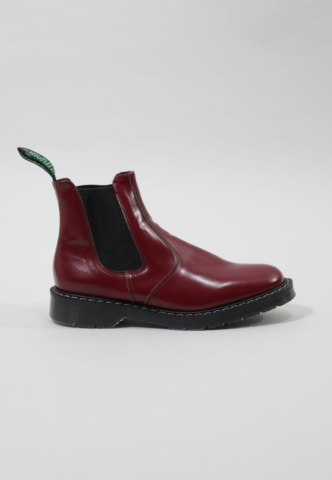 Solovair Dealer Boot Vegan Hi-Shine Merlot