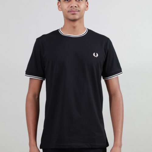 t shirt schwarz fred perry