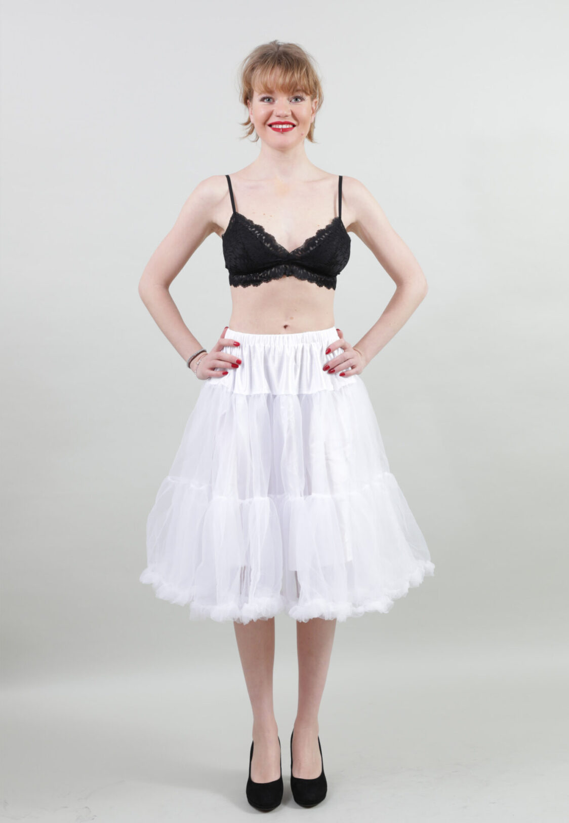 underskirt petticoat light bunny white