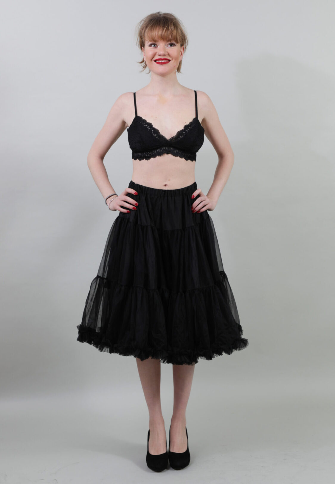 unterrock petticoat schwarz