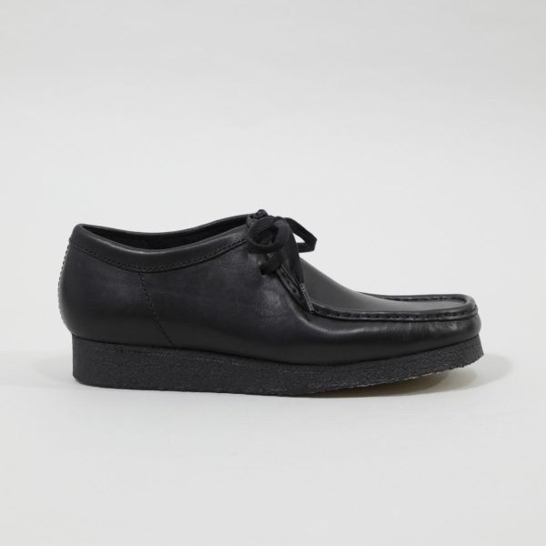 Clarks Wallabee Black Leather