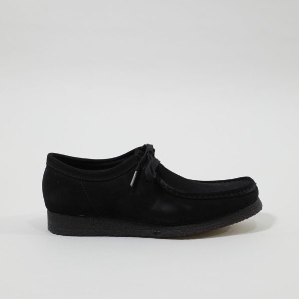 Clarks originals Wallabee black suede