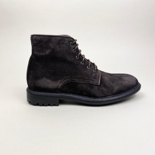 Wildleder Schnürschuh Braun