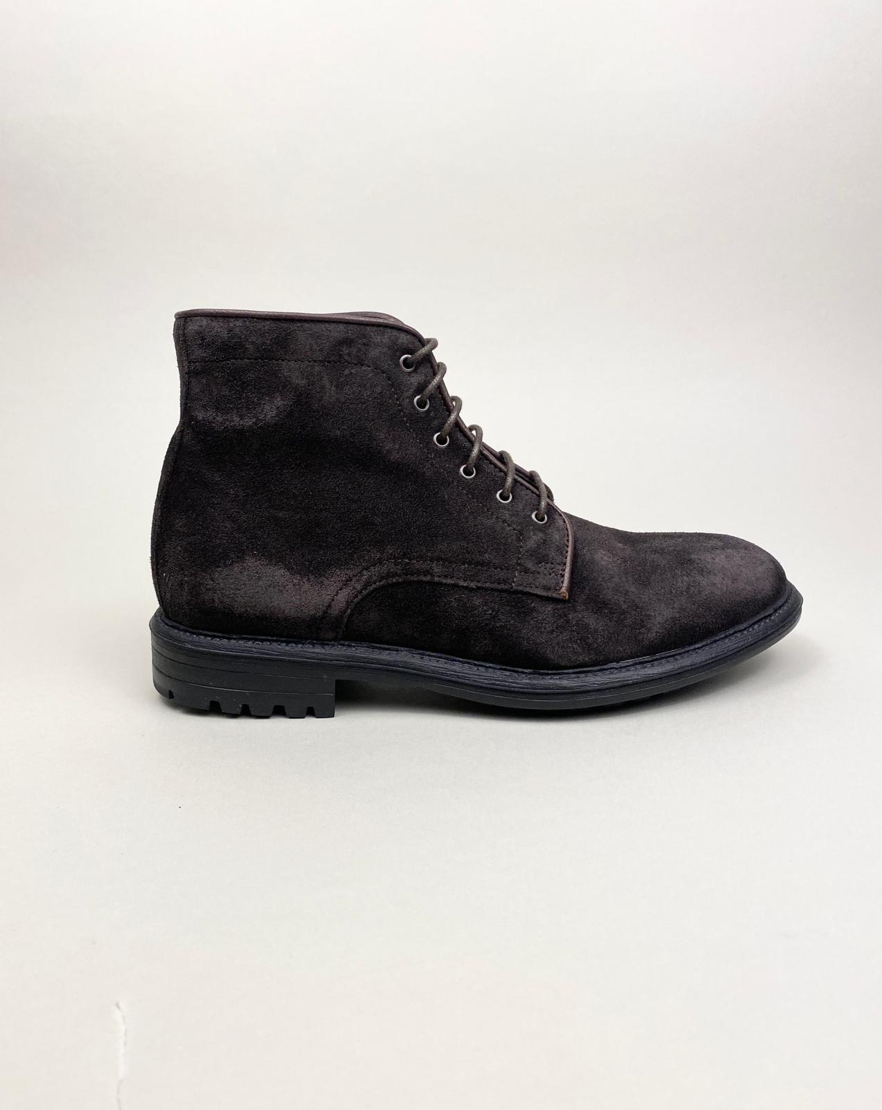 Wildleder Schnürschuh Braun